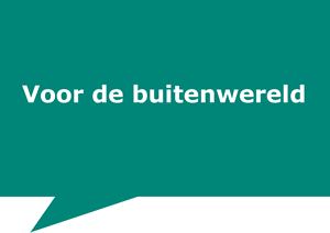Voor de buitenwereld