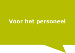 Voor het personeel